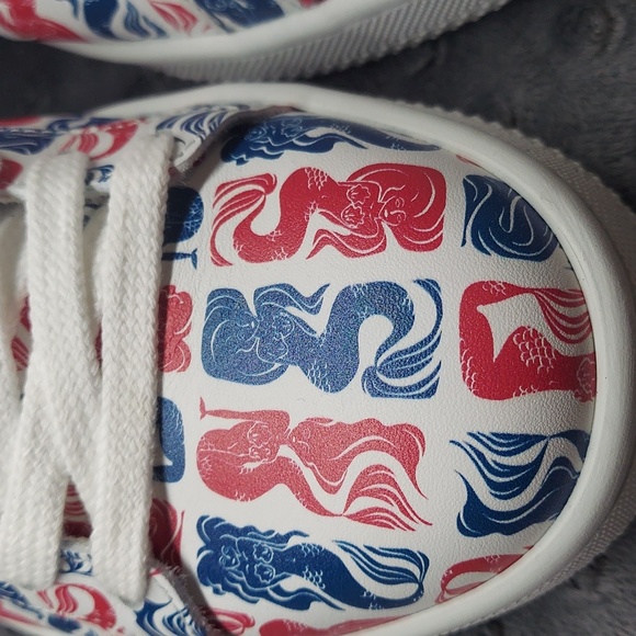 - KENZO Paris Tennix low top sneakers ME 39 US ( 6.5 M 8.5 W) Nappa Mermaid - Picture 3 of 12